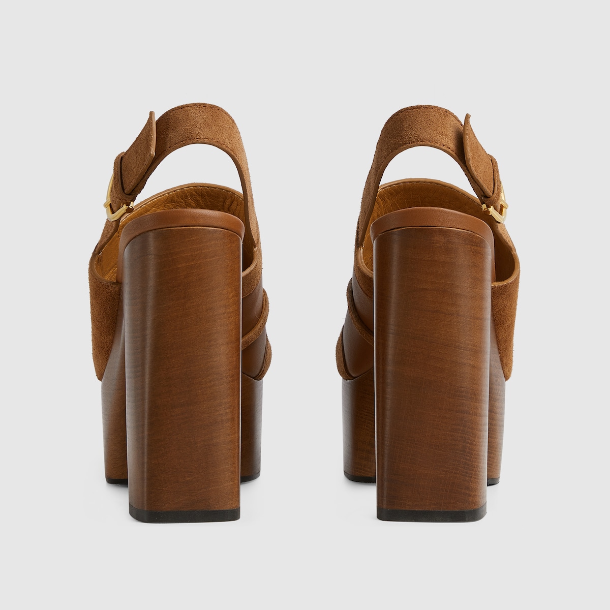 Gucci Women’s platform sandal with Horsebit - Image 4